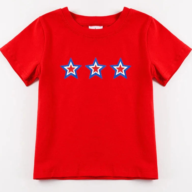 Honeydew Star Print Patriotic Shirt