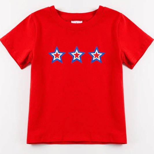 Honeydew Star Print Patriotic Shirt