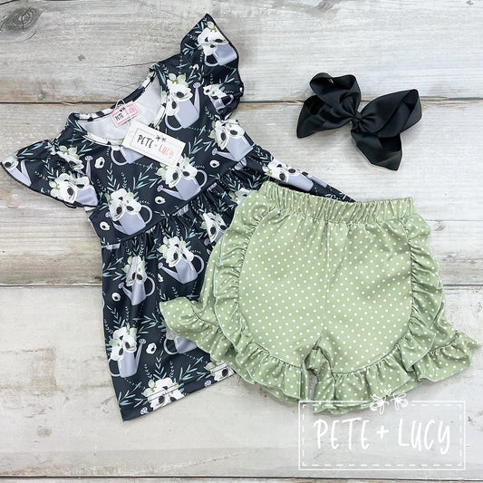 Pete + Lucy Secret Garden Short Set