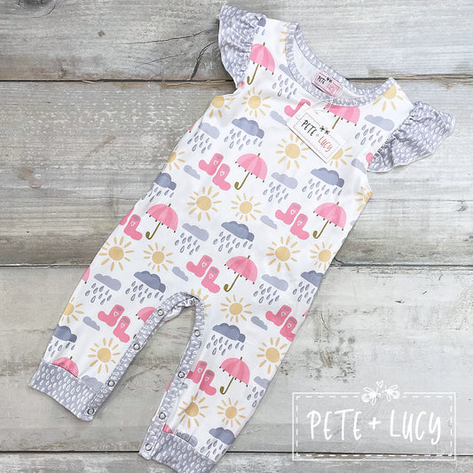 Pete + Lucy Rain Rain Go Away Romper