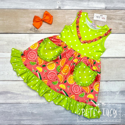 Pete + Lucy Sweet Fruit Dress