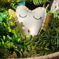 Tooth Fairy Pillow Pouch Orange and Gold Cheetah