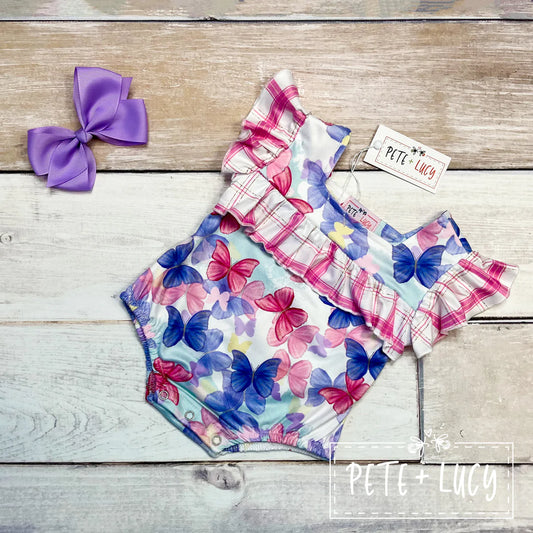 Pete + Lucy Free Like A Butterfly Romper
