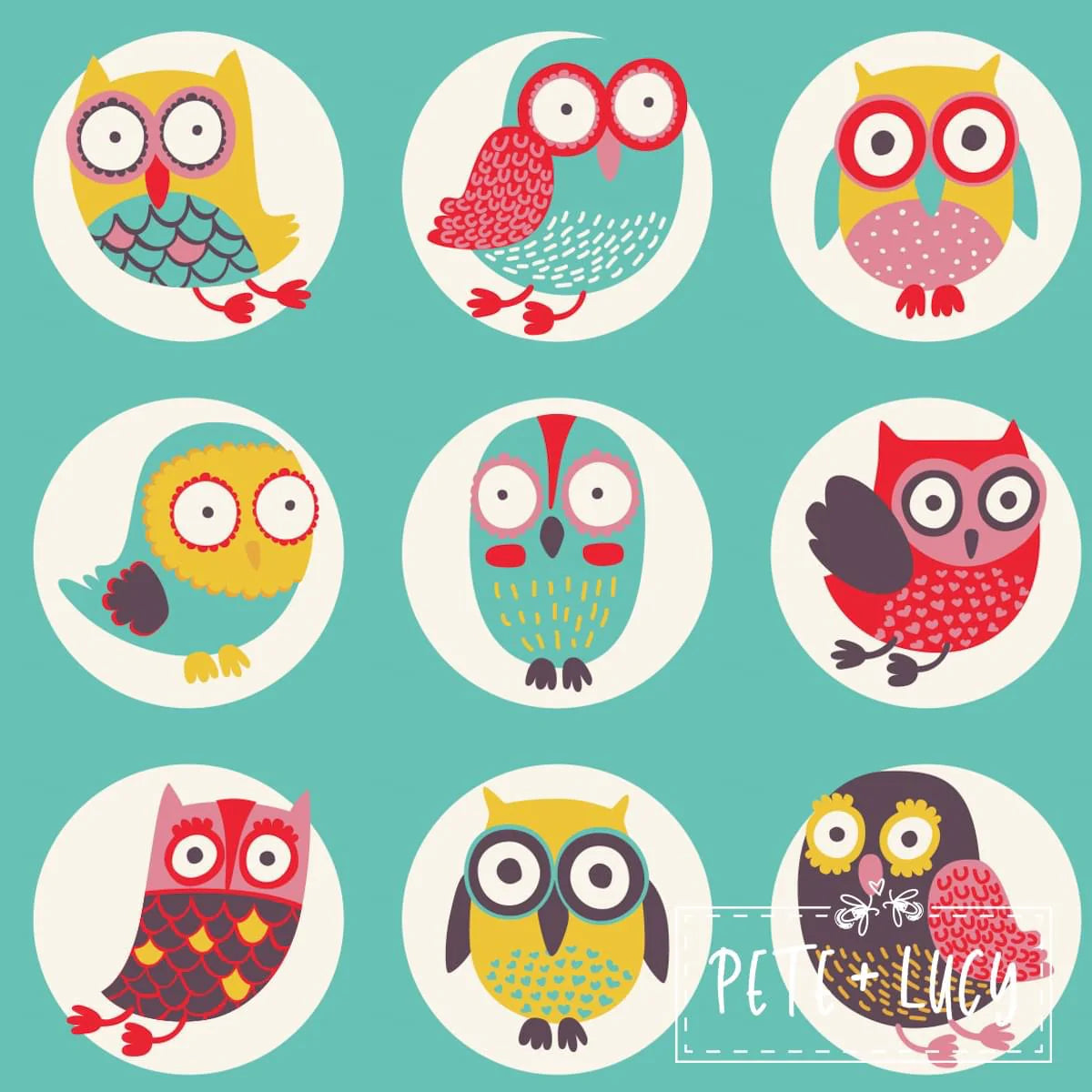 Pete + Lucy Vibrant Owl Tulle Dress